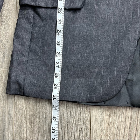 Ralph Lauren Suit Jacket Blazer Gray 100% Wool - Picture 4 of 10